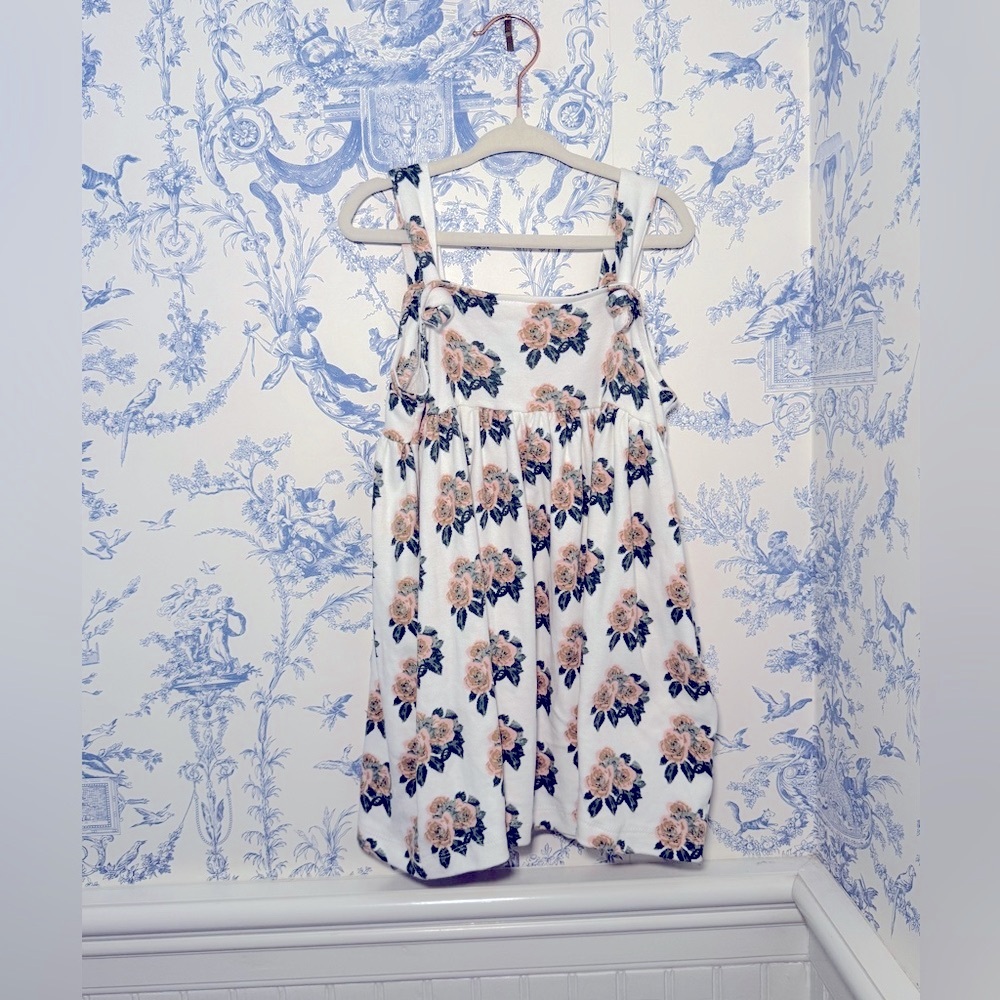 Kate Quinn Floral Sleeveless Tank Dress Like New 3T